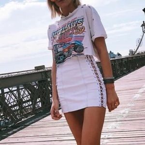 Carmar Denim lace up skirt